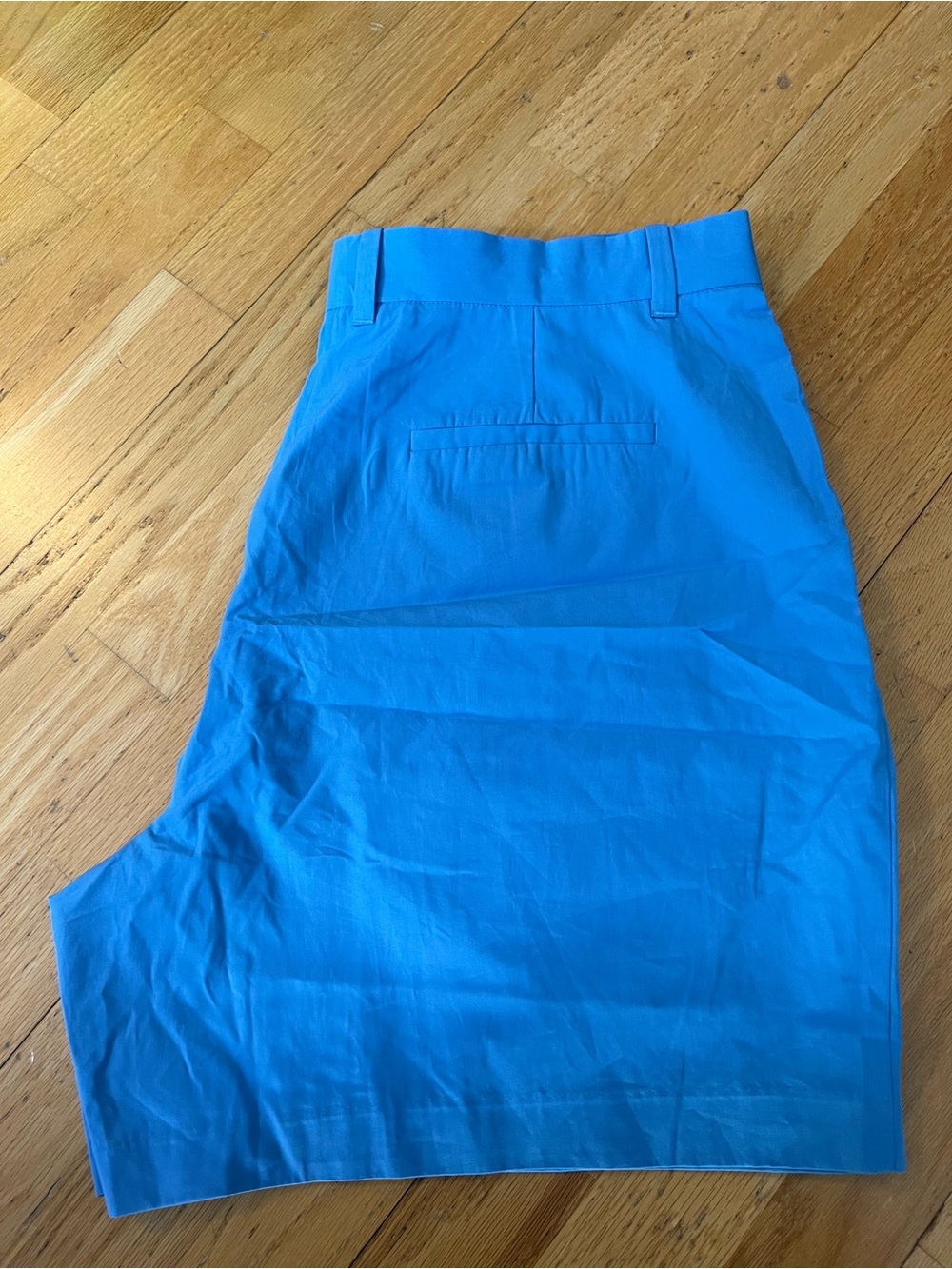 NWT Frank & Oak Women’s 100% cotton Bright Blue Shorts - Balloon Fit size 16
